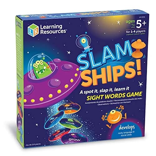 Learning Resources Slam Ships Sight Words Game for Kids Ages 5+, 220 Dolch Sight Words thumbnail 9