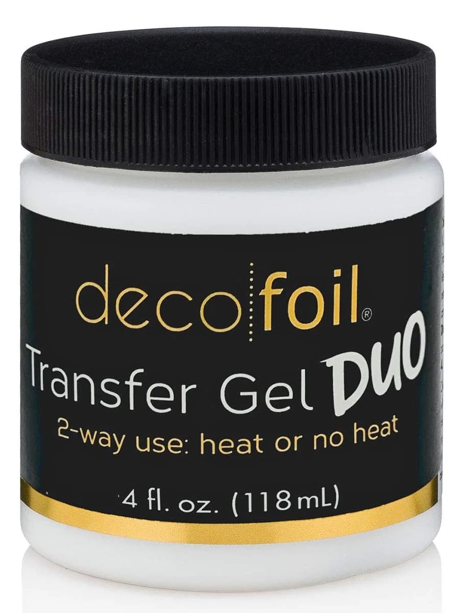 iCraft Deco Foil Transfer Gel DUO Clear 118ml (4 Fl Oz) | Heat-Free Foil & Flock Transfer - main product image