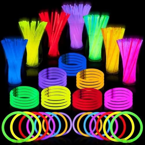 JOYIN 144 Pcs 8" Glow Sticks Bulk Pack | Assorted Colors Party Favors thumbnail 1