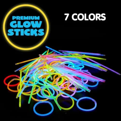 JOYIN 144 Pcs 8" Glow Sticks Bulk Pack | Assorted Colors Party Favors thumbnail 2