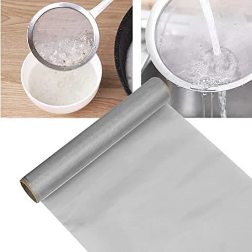 TIMESETL 304 Stainless Steel Woven Mesh 200 Mesh | Filtration Cloth for Industry & Home Use thumbnail 6