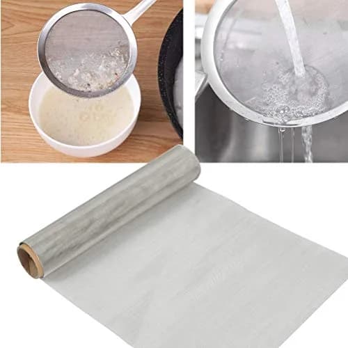 TIMESETL 304 Stainless Steel Woven Mesh 80 Mesh | Filter Screen Sheet for Filtration thumbnail 6
