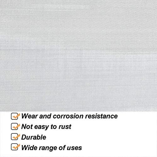 TIMESETL 304 Stainless Steel Woven Mesh 80 Mesh | Filter Screen Sheet for Filtration thumbnail 3