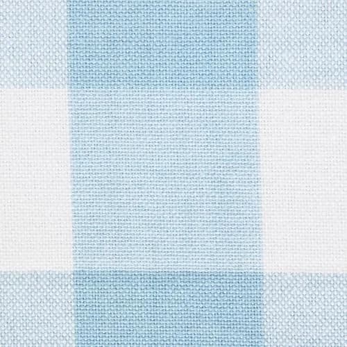 DII Buffalo Check Classic Farmhouse Tablecloth 152cm x 264cm (60" x 104") | Light Blue & White Cotton thumbnail 3