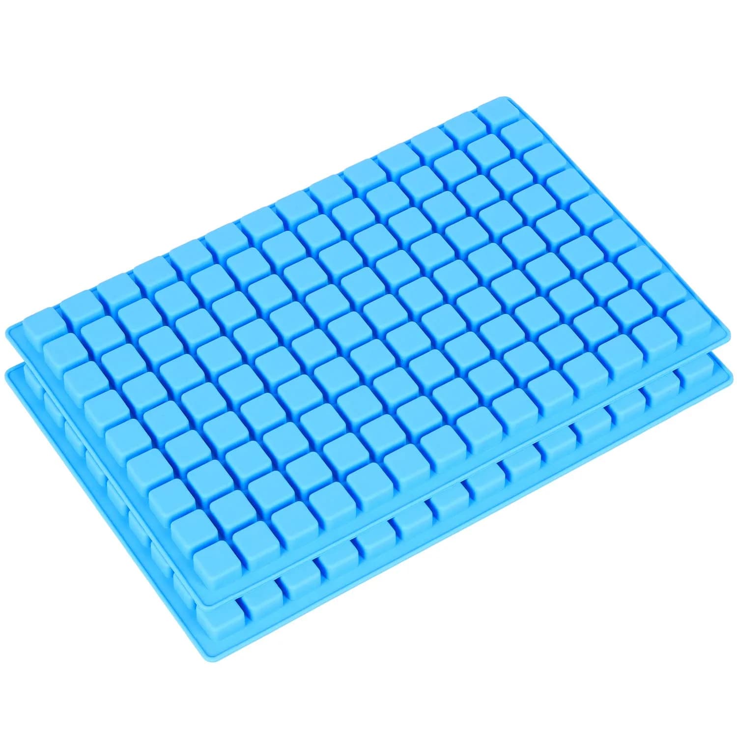 Emoly Silicone Candy Tray 2 Pack 126-Cavity Square Chocolate Mold for Gummy Jelly Truffles Caramels Ice Cube Tray | Food-Grade, Reusable, Easy Release - main product image