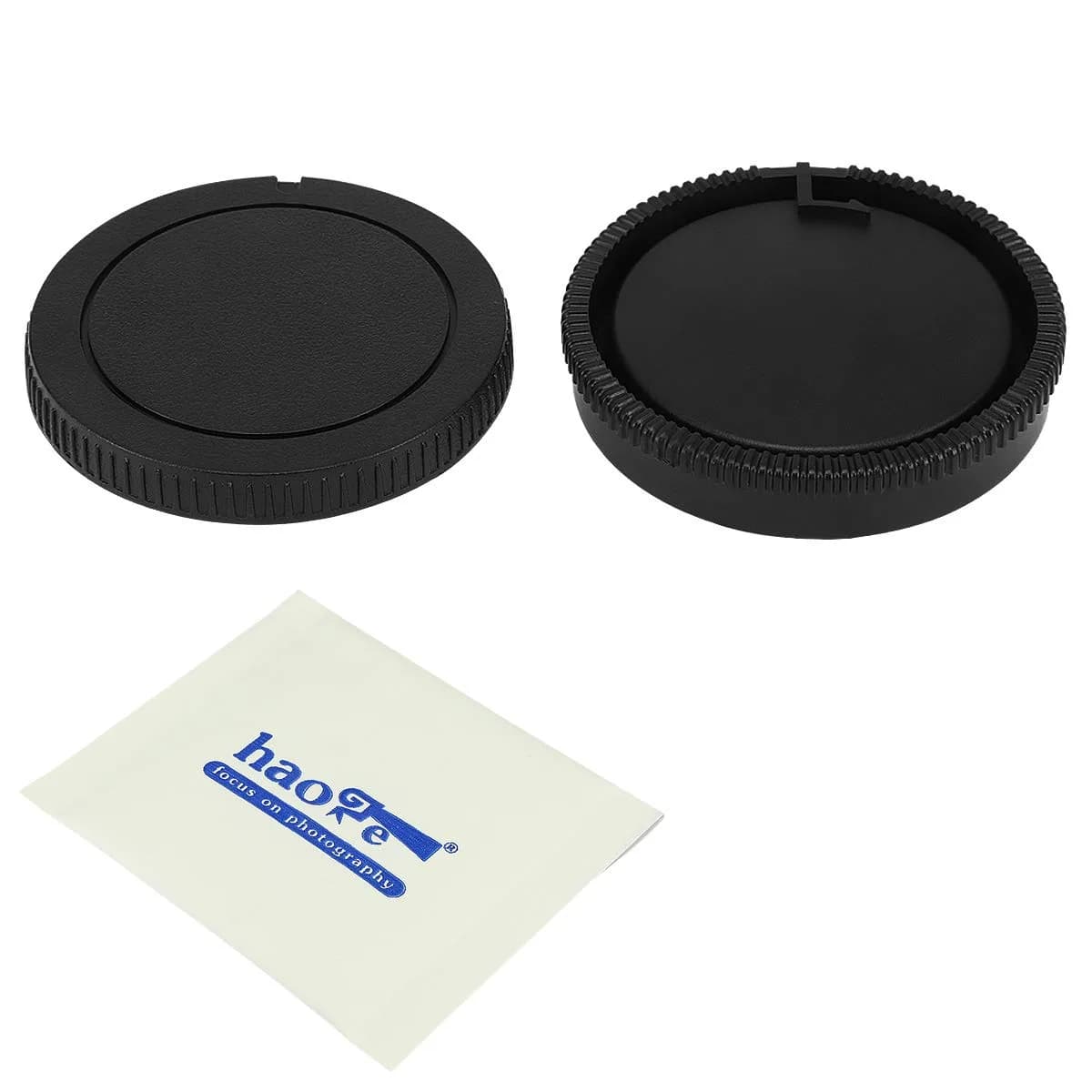 Haoge Camera Body & Rear Lens Cap Kit for Sony A Mount | Dust & Scratch Protection (100 characters) — for Sony A Mount
