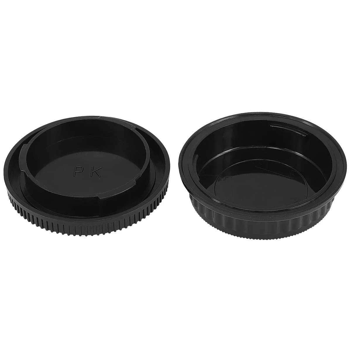Haoge Camera Body Cap and Rear Lens Cap Cover Kit for Pentax K PK Mount | Protects Sensor & Contacts thumbnail 4