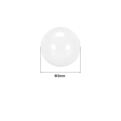 uxcell 3mm Ceramic Bearing Balls G5 Precision (10 Pieces) | Zirconium Oxide ZrO2 Balls for Industrial Applications thumbnail 2