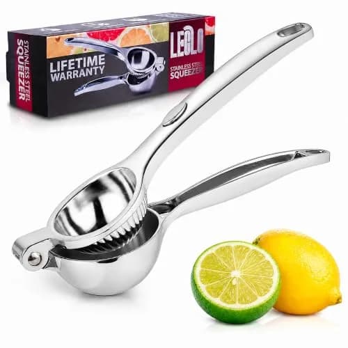 LEGLO Stainless Steel Lemon Squeezer Handheld Juicer for Limes & Small Oranges | 20 cm (7.9 in) thumbnail 1