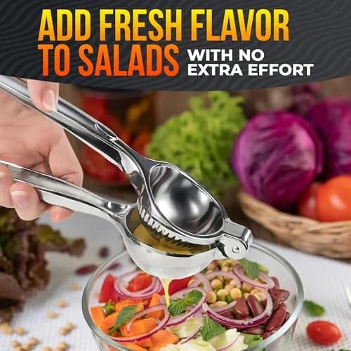 LEGLO Stainless Steel Lemon Squeezer Handheld Juicer for Limes & Small Oranges | 20 cm (7.9 in) thumbnail 7