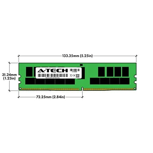 A-Tech 64GB Kit (2x32GB) DDR4 2400MHz ECC RDIMM 2Rx4 Dual Rank 1.2V Server & Workstation RAM thumbnail 7