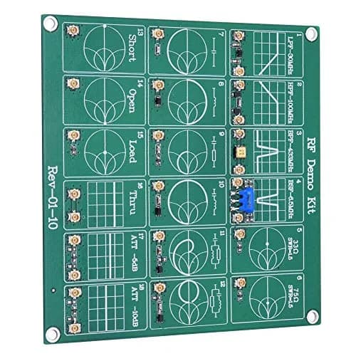 Garosa Frequency Test Board Demo Kit VNA Test Module 30MHz-433MHz | Learning Calibration Tool with 2 UFL Patch Cords thumbnail 6