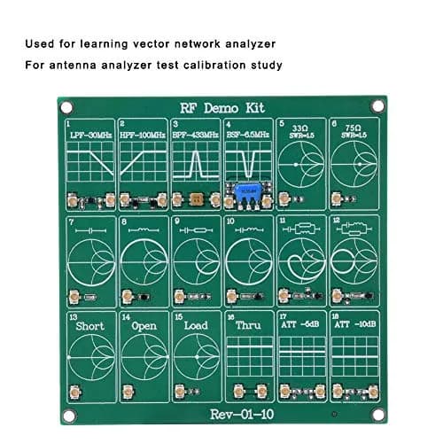 Garosa Frequency Test Board Demo Kit VNA Test Module 30MHz-433MHz | Learning Calibration Tool with 2 UFL Patch Cords thumbnail 2