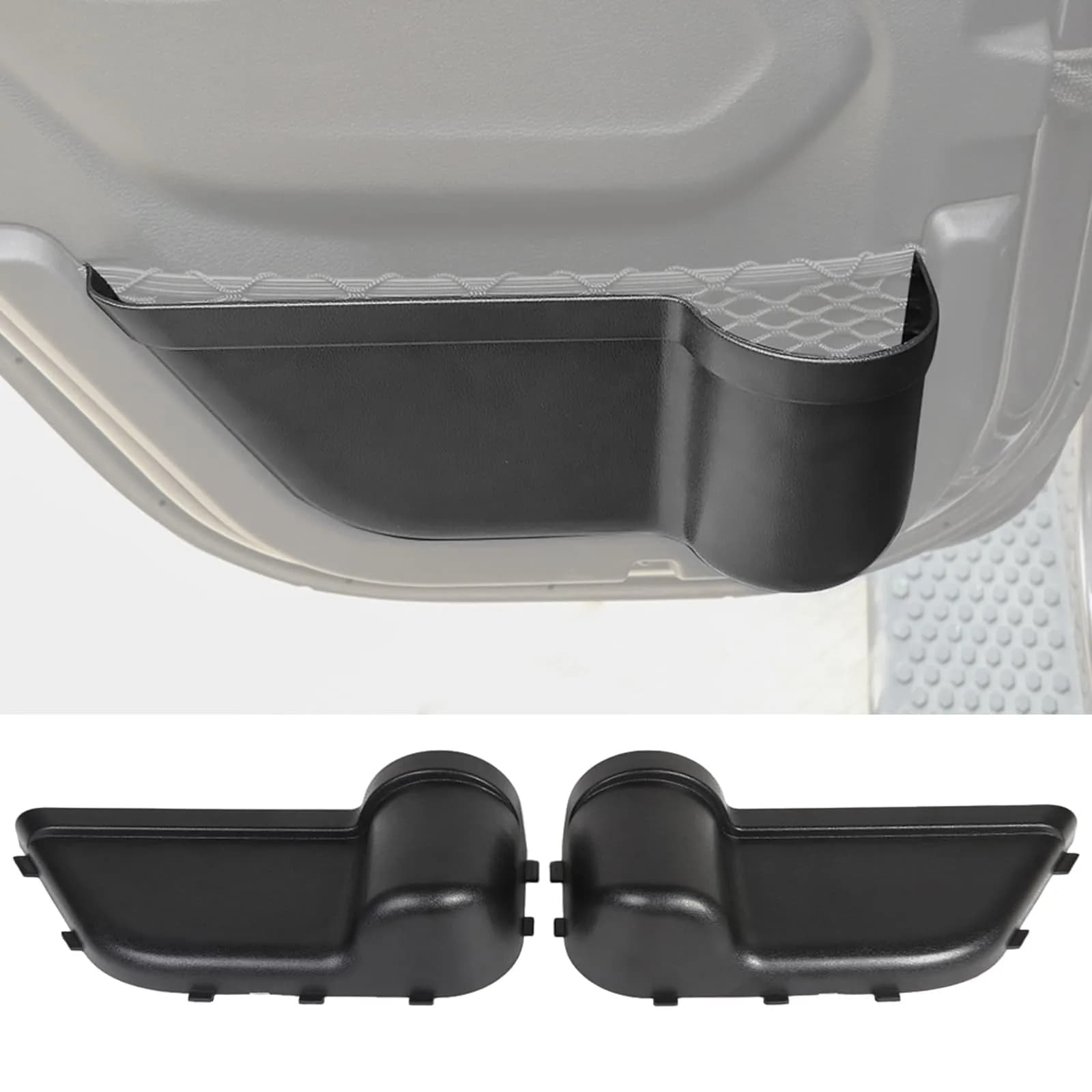YOCTM Rear Door Organizer Tray for Jeep Wrangler JL 2018-2024 | Interior Storage Box