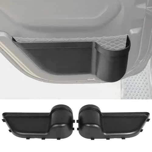 YOCTM Rear Door Organizer Tray for Jeep Wrangler JL 2018-2024 | Interior Storage Box thumbnail 1