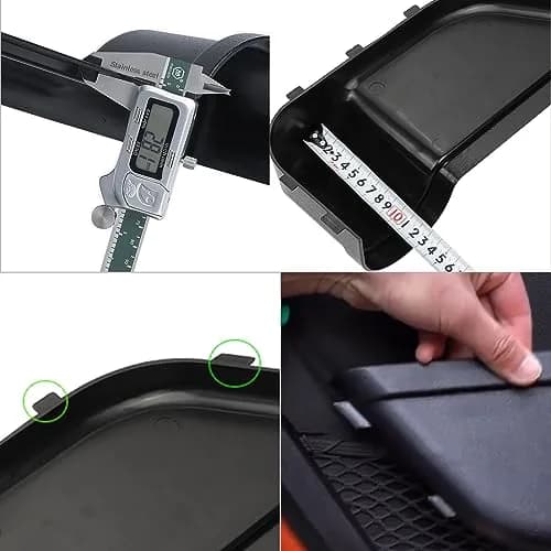 YOCTM Rear Door Organizer Tray for Jeep Wrangler JL 2018-2024 | Interior Storage Box thumbnail 2