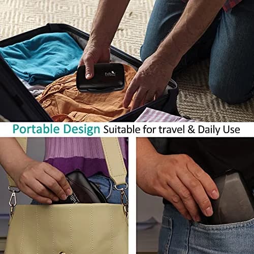 Fullicon Moisture Proof Travel Pill Organizer, 8 Compartments, Grey | Jumbo 8 Compartments, Airtight & Moistureproof thumbnail 6
