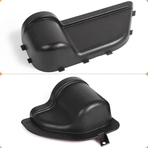 YOCTM Front Rear Door Organizer Tray for Jeep Wrangler JL JT 2018-2025 4-Piece Set | Interior Storage Accessories Black thumbnail 9