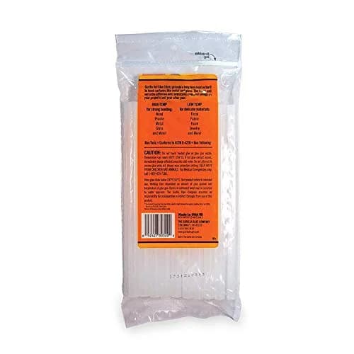 Gorilla Hot Glue Sticks, Clear, 8" Full Size, 20 Count - Weather Resistant & Extended Work Time thumbnail 2