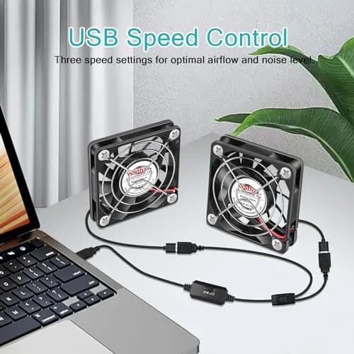 Wathai 60mm x 10mm USB Computer Fan 5V | Variable Speed Cooling for DIY & Electronics thumbnail 5