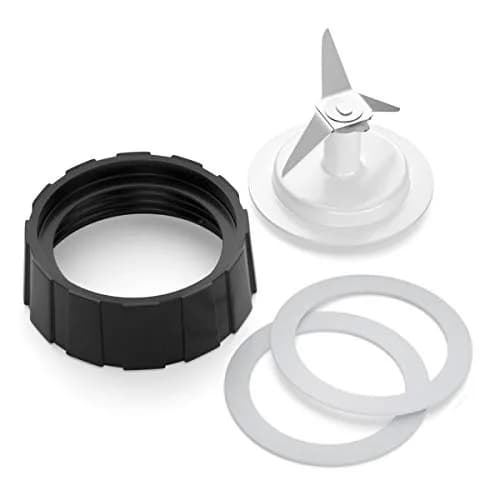 Aooba Blender Replacement Parts Set with 4-Point Blade, Jar Base, and 2 O-Ring Seals for Hamilton Beach Blenders | 13 cm (5 Inch) Diameter thumbnail 1