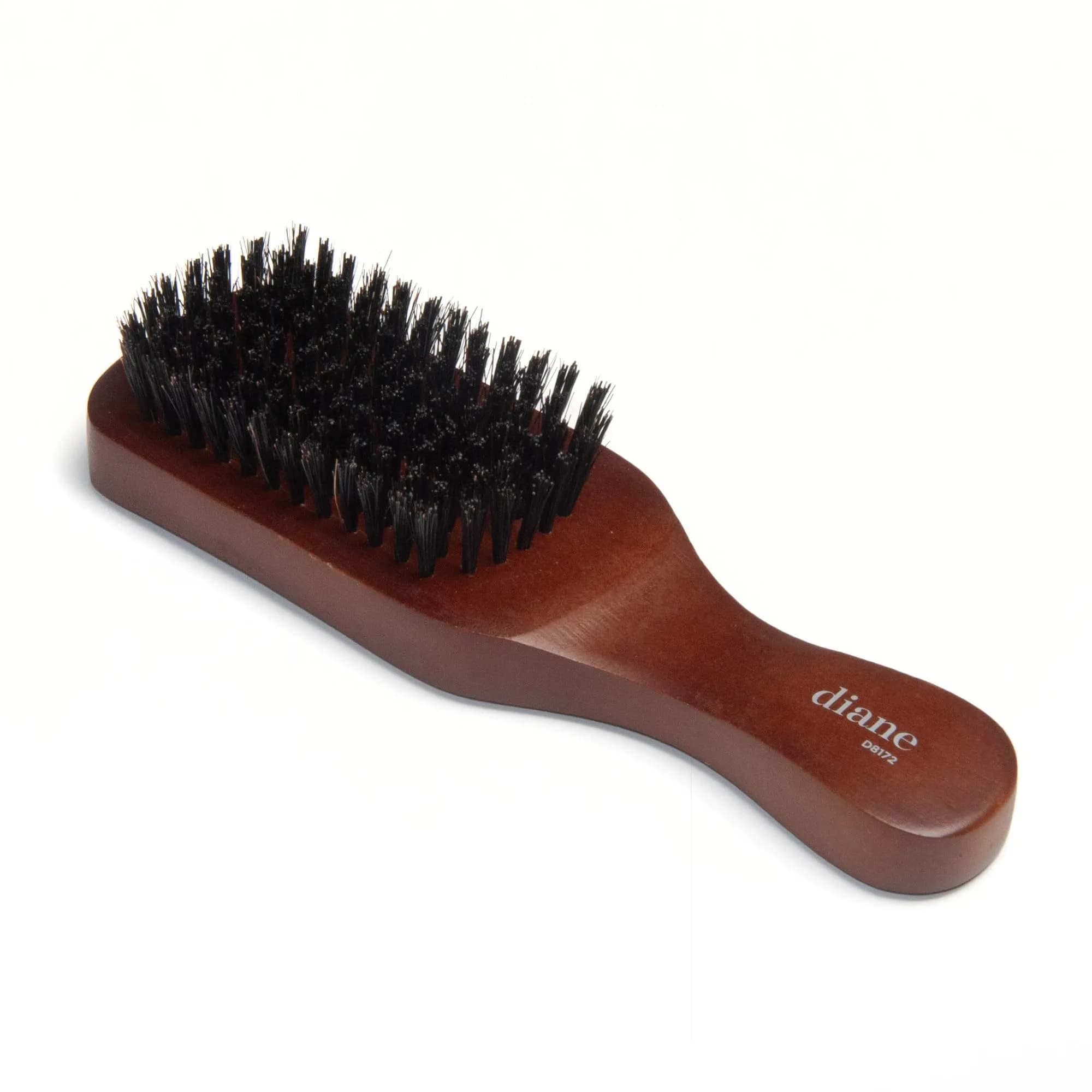Diane Reinforced Boar Bristle Club Wave Brush for Men & Barbers – Medium Bristles for Thick & Curly Hair – 7.5" L x 2.1" W - main product image