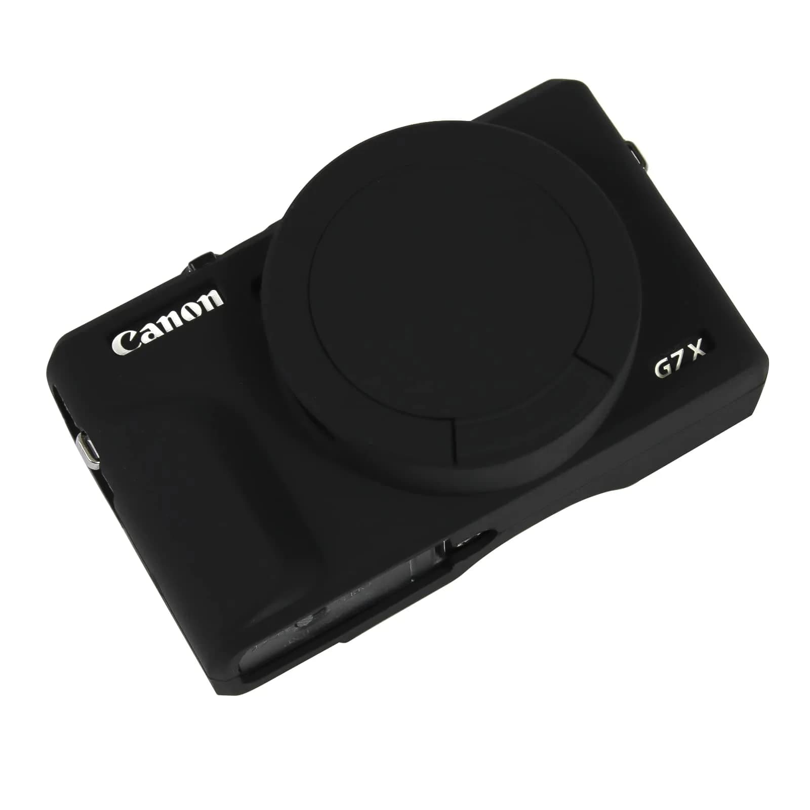 Easy Hood Black Silicone Camera Case for Canon G7X Mark III | Enhanced Grip & Protection