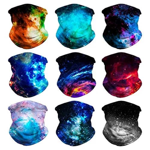 VCZUIUC Galaxy 2 Headwear Bandana 9 Pack | Multi-functional Neck Gaiter & Head Wrap for Men & Women thumbnail 1