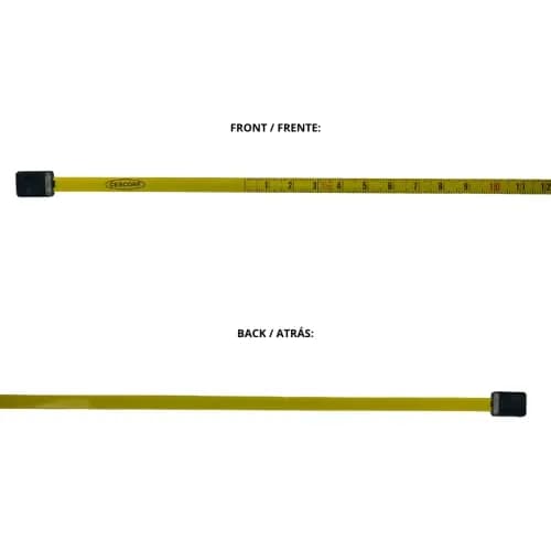 Cescorf Anthropometric Tape Measure 2m (6.56 ft) | ISAK Approved for Accurate Body Measurements thumbnail 3