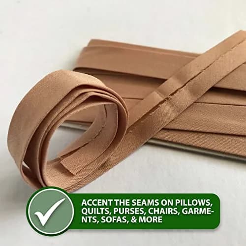 Mandala Crafts Bias Tape 55 Yds 1/2 Inch Orange Double Fold | Sewing Notions for Crafts & Apparel thumbnail 8