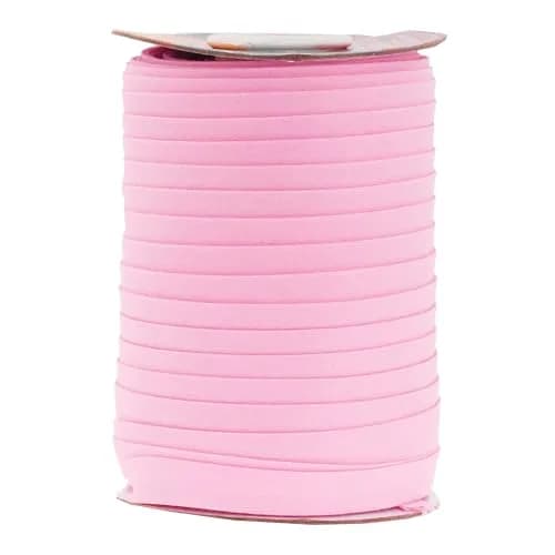 Mandala Crafts Pink Double Fold Bias Tape 13mm (1/2 Inch) 165 Yards | Sewing Trim for Hems & Edging thumbnail 1
