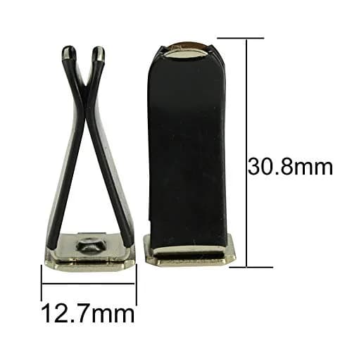 lasenersm Car Air Vent Clip 10 pcs Black Square Head | Easy Fit for Horizontal & Vertical Outlets thumbnail 3