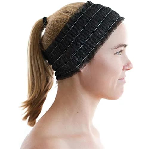 LIFESOFT Disposable Facial Spa Headbands Individual Wrapped Case of 1000 | Black, 1000 Count thumbnail 3
