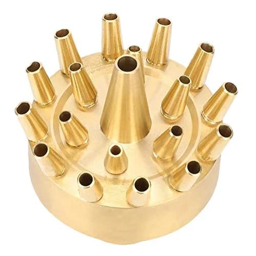 Fdit Copper Fountain Nozzle, 1 Inch Female Thread | Multi Hole Garden Water Fountain Spray Head for Pond Landscape thumbnail 1