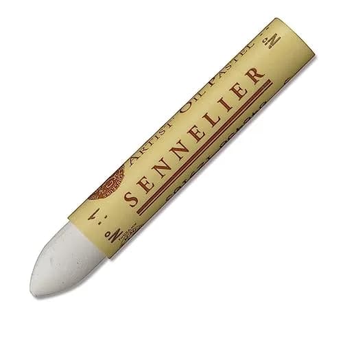 SENNELIER Oil Pastel, White | Rich Pigment, Lightfast & Creamy Texture thumbnail 1