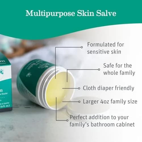 Earth Mama Organic Diaper Balm 4 fl oz (120 ml) | Safe for Sensitive Skin thumbnail 2