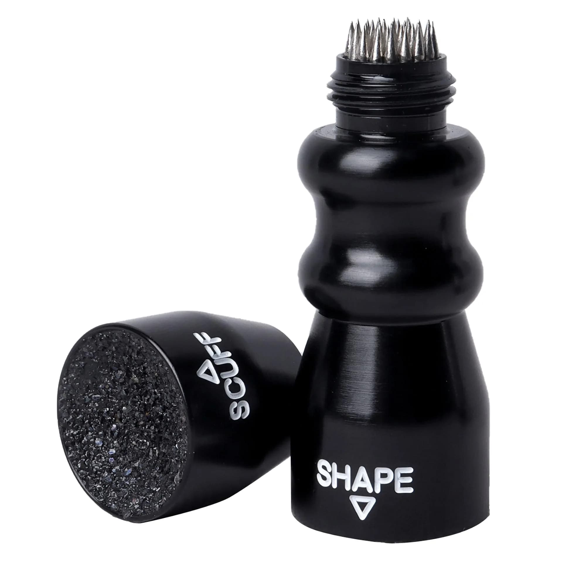 GSE 3-in-1 Pool Cue Tip Tool, Scuffer/Shaper/Aerator, Black | Compact Aluminum Cue Tip Repair - main product image