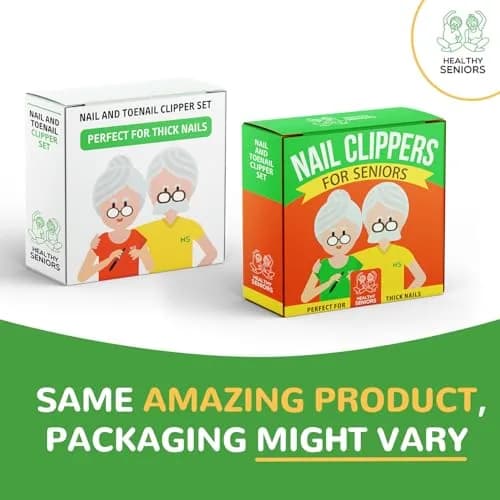 Healthy Seniors 360° Swivel Clipper Set for Diabetics and Weak Hands | Pain-Free Nail Care thumbnail 8