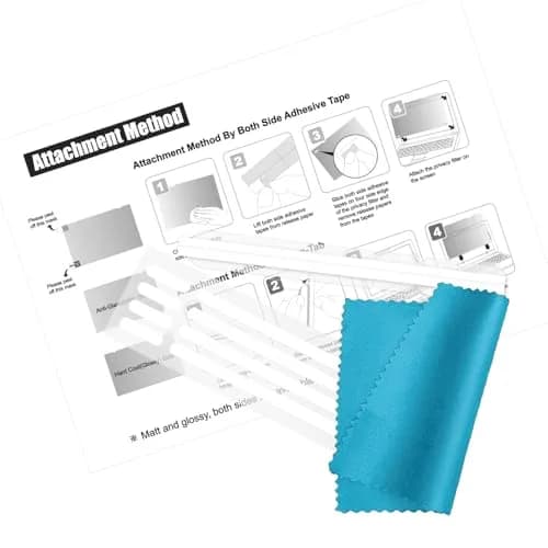 WELINC 24 Inch - 16:9 Aspect Ratio - Computer Privacy Screen Filter for Widescreen Monitor - Anti-Glare - Anti-Scratch Protector Film - Protects Your Eyes from Harmful Glare and Blue Light | 24 inch Widescreen (16:9) thumbnail 10