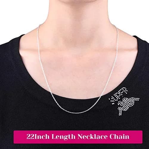 Selizo Silver Plated Cable Necklace Chains 56.5 cm (22 Inches) | 30 Pack for Jewelry Making thumbnail 5