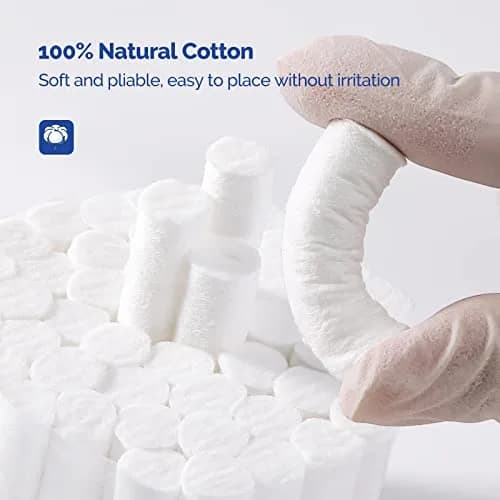JMU 2000 Pcs Dental Cotton Rolls #2 1.5'' High Absorbent Non-Sterile thumbnail 2