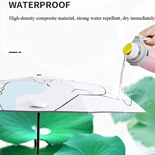Rosavida Kids Automatic Open Cartoon Waterproof Umbrella | UV-Resistant Travel Compact 28cm thumbnail 4
