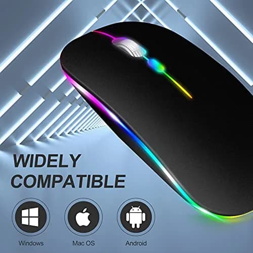 KLO Rechargeable Bluetooth Mouse | Dual Mode, 4 Connection Types, Silent, 1600 DPI, Compatible with Mac & Windows thumbnail 5