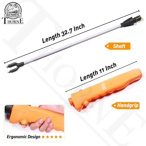 West Thorne Pro Cattle Prod 109.98 cm (43.3 inches) with LED Light | Efficient Livestock Handling thumbnail 5