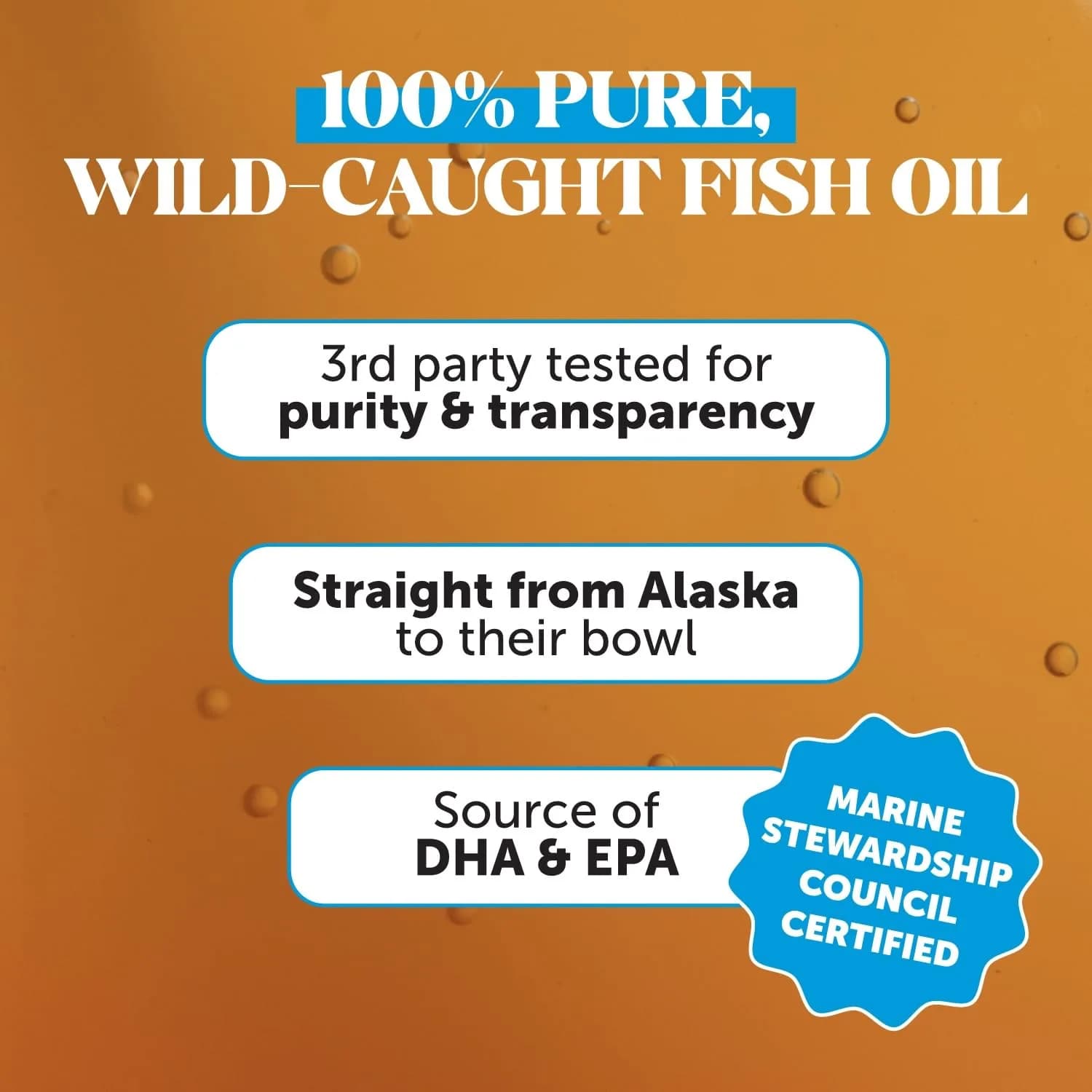 Pet Honesty Skin Health Omega Soft Chews for Dogs | 90 Chews (2.5kg / 5.5lb) — Fish Oil / 32oz thumbnail 3