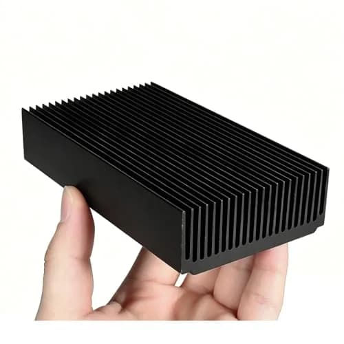 Awxlumv Black Aluminum Heatsink 120x69x27mm (4.72"x2.72"x1.06") | Efficient Heat Dissipation for Electronics thumbnail 5