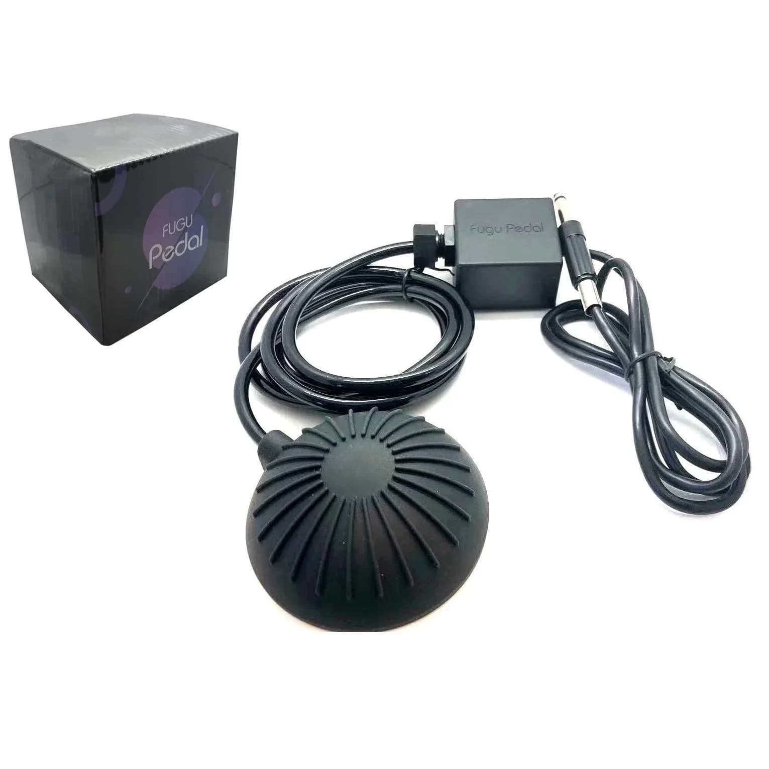 DGT FUGU Air Compressed Valve Tattoo Foot Pedal Black | Circular Design, Non-Skid Base - main product image