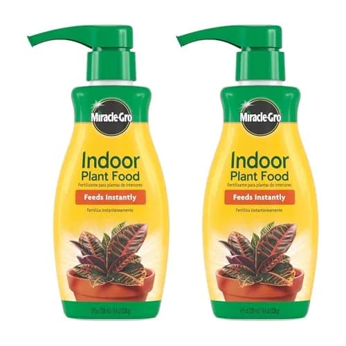 Miracle-Gro Liquid Fertilizer 8 oz | Indoor Plant Food for Houseplants, Snake Plants, Peace Lilies, Vegetables, Herbs, 2-Pack thumbnail 1