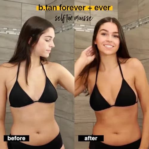 B.TAN Ultra Dark Self Tanner Mousse 200ml (6.7 Fl Oz) | 1 Hour Express Bronzing Fake Tan Foam thumbnail 5