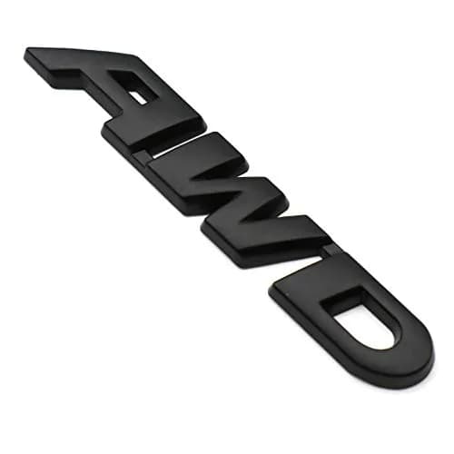 EmbRoom AWD Emblem, 3D Metal Tailgate Side Sticker Badge 8.9cm (3.5in) | Universal Fit for SUVs thumbnail 5